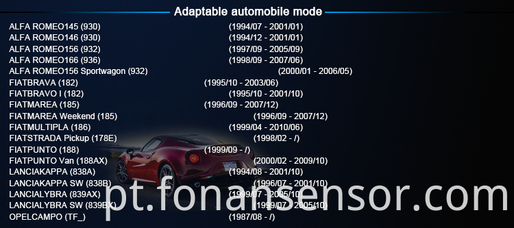 Sensor de posição do virabrequim para Alfa Romeo 156 0281002214